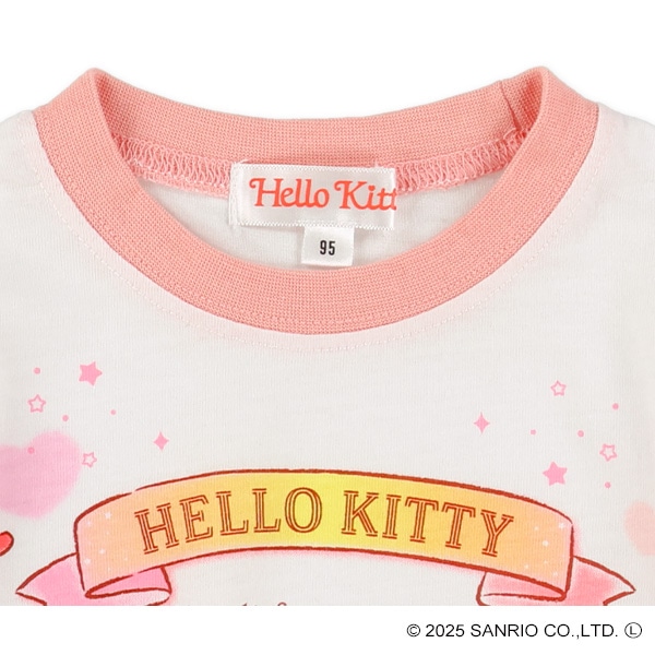 パフスリーブ半袖Tシャツ（ハローキティ）