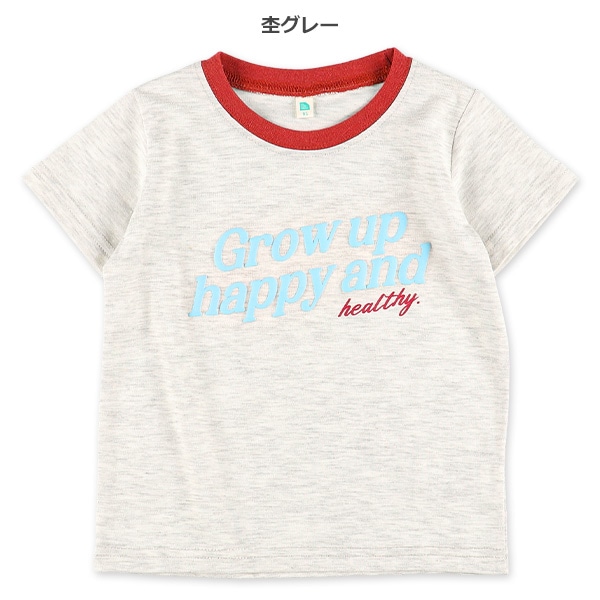 ロゴ発泡プリント半袖Tシャツ