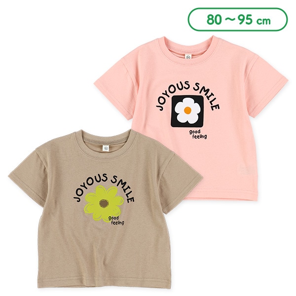 花ロゴ半袖Tシャツ