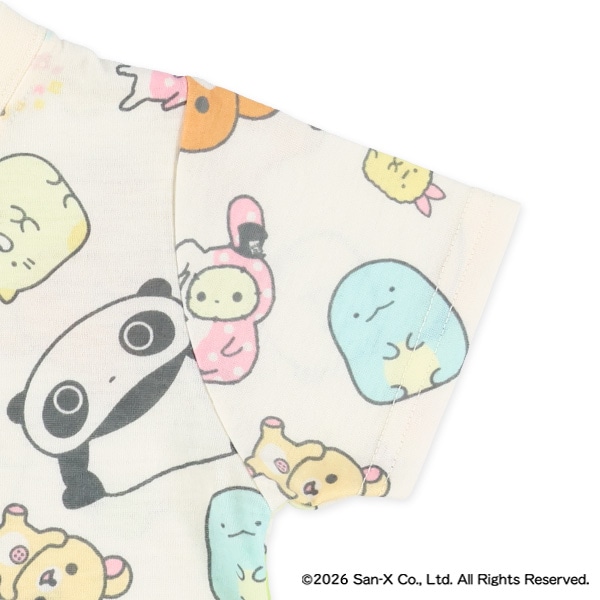 総柄半袖Tシャツ（サンエックスユニバース）