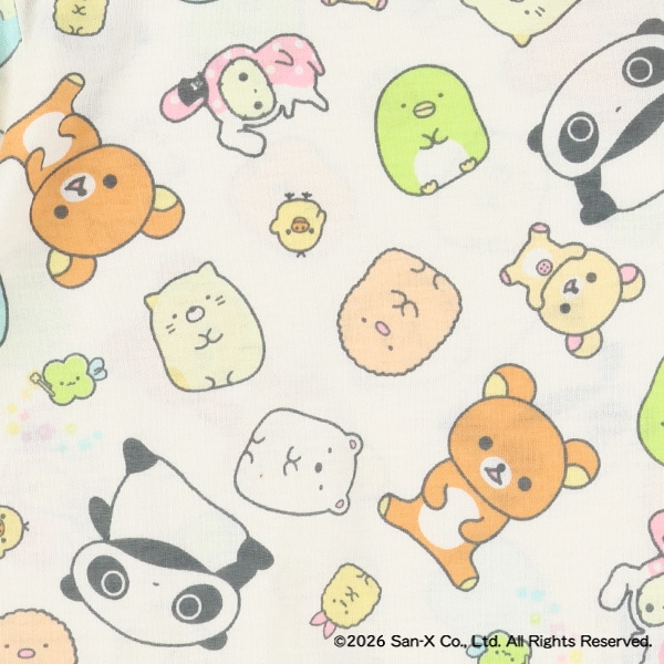 総柄半袖Tシャツ（サンエックスユニバース）