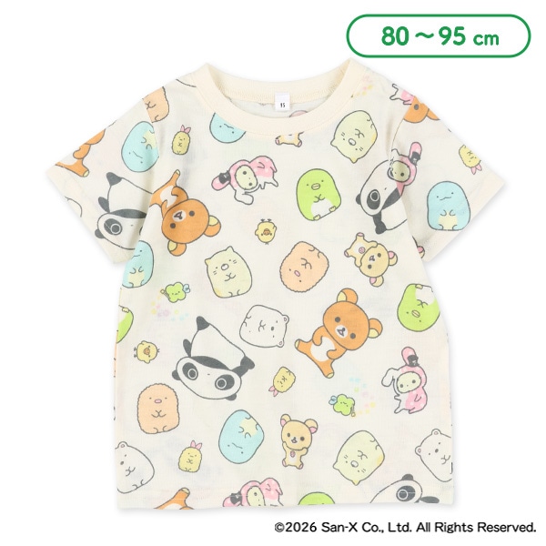 総柄半袖Tシャツ（サンエックスユニバース）