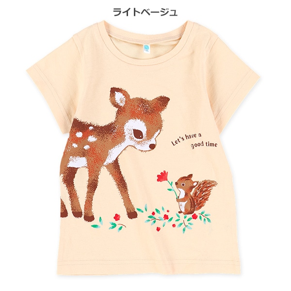 アニマル物語風半袖Tシャツ