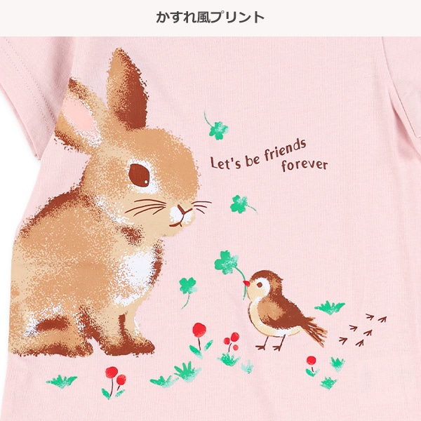 アニマル物語風半袖Tシャツ