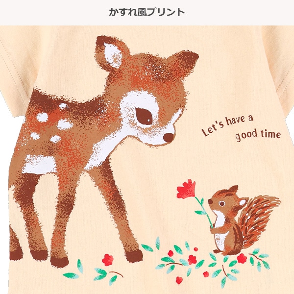 アニマル物語風半袖Tシャツ