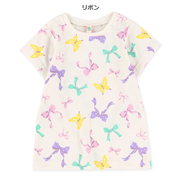 総柄半袖Tシャツ