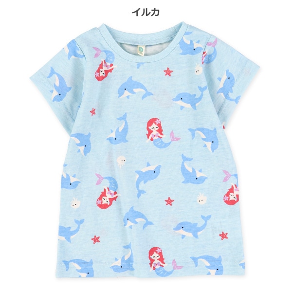 総柄半袖Tシャツ