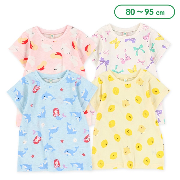 総柄半袖Tシャツ