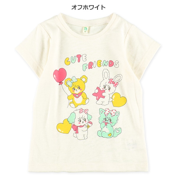 キュートアニマル半袖Tシャツ