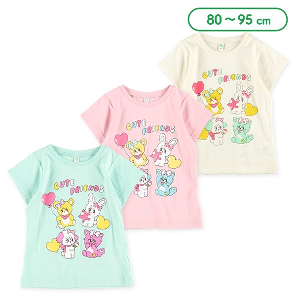 キュートアニマル半袖Tシャツ