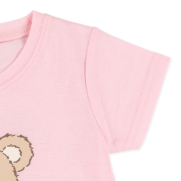 うさぎ・くま前後プリント半袖Tシャツ