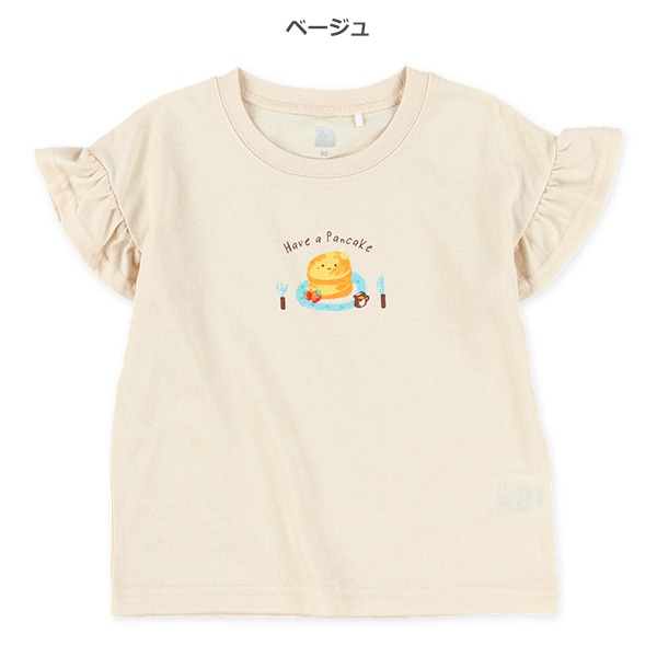 スイーツ・フルーツ・フラワー袖フリルＴシャツ