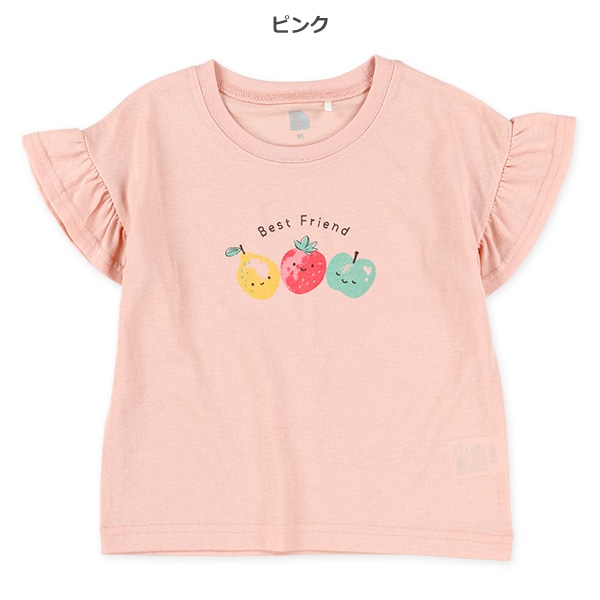 スイーツ・フルーツ・フラワー袖フリルＴシャツ