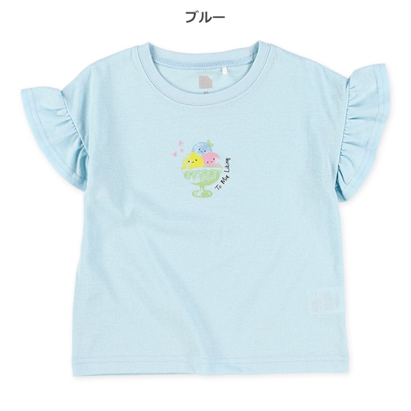 スイーツ・フルーツ・フラワー袖フリルＴシャツ