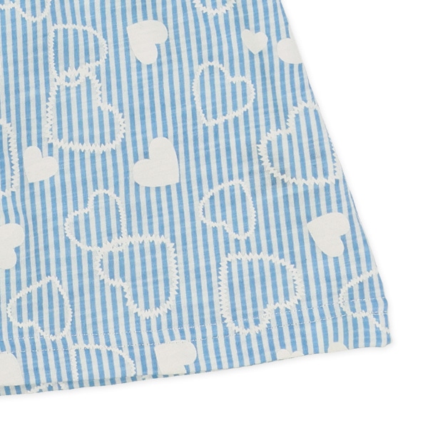 スラブ天竺リボンスモック半袖Tシャツ