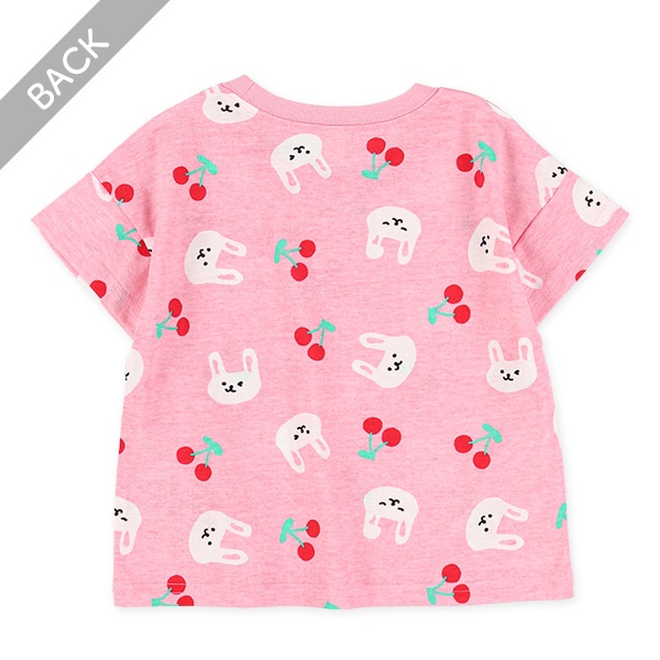 アニマルフルーツ総柄半袖Tシャツ