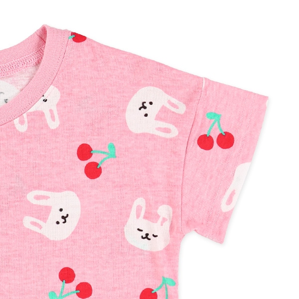 アニマルフルーツ総柄半袖Tシャツ