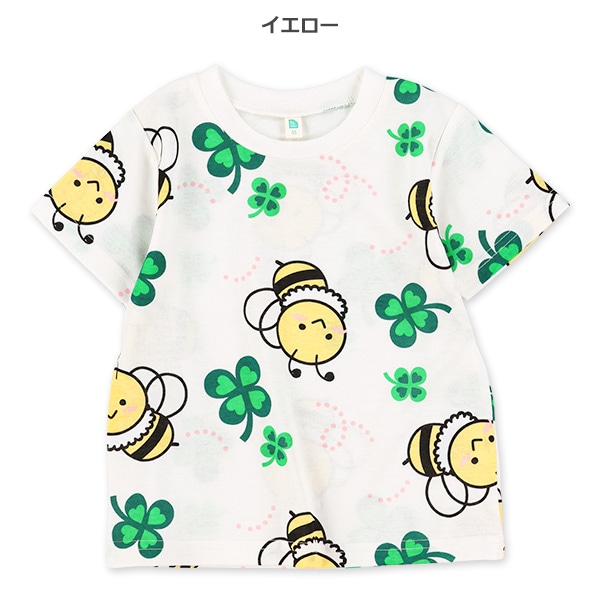 みつばちクローバー半袖Tシャツ