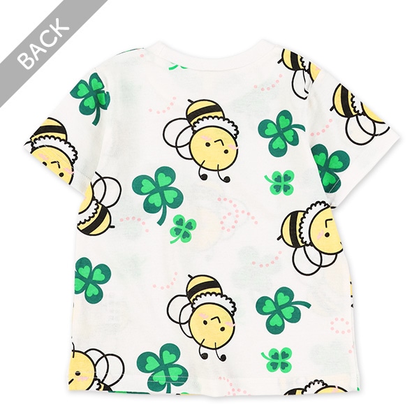 みつばちクローバー半袖Tシャツ