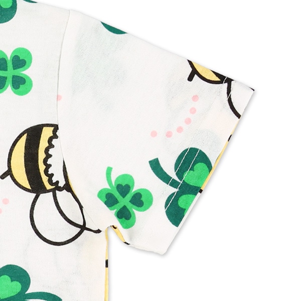 みつばちクローバー半袖Tシャツ