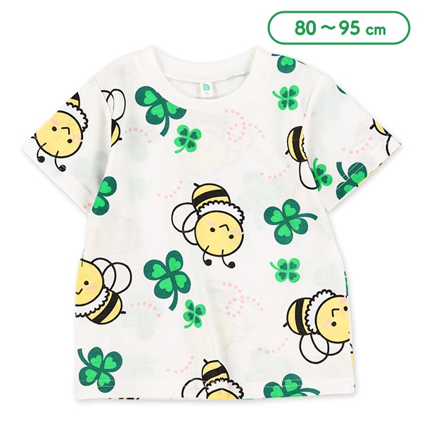 みつばちクローバー半袖Tシャツ