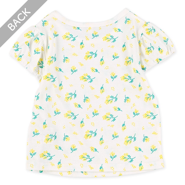 花総柄半袖Tシャツ