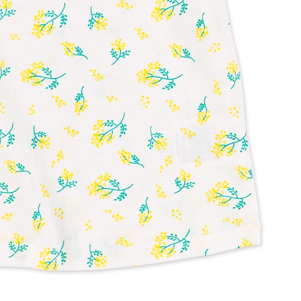 花総柄半袖Tシャツ