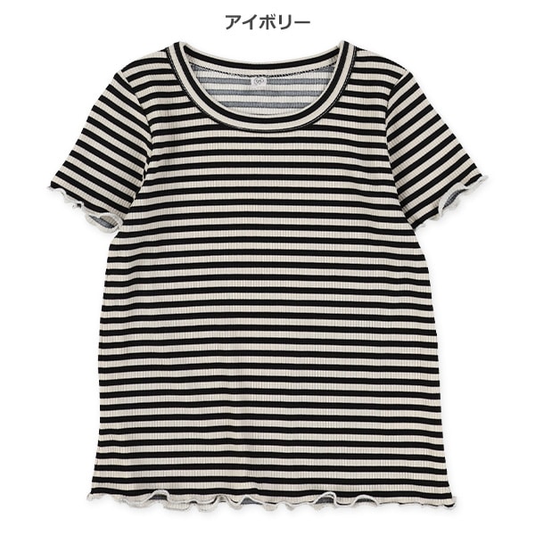 テレコドット・ボーダー半袖Tシャツ