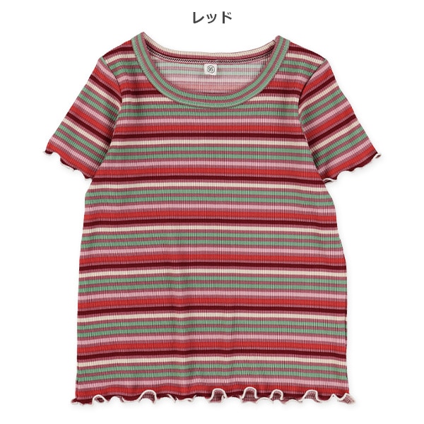 テレコドット・ボーダー半袖Tシャツ