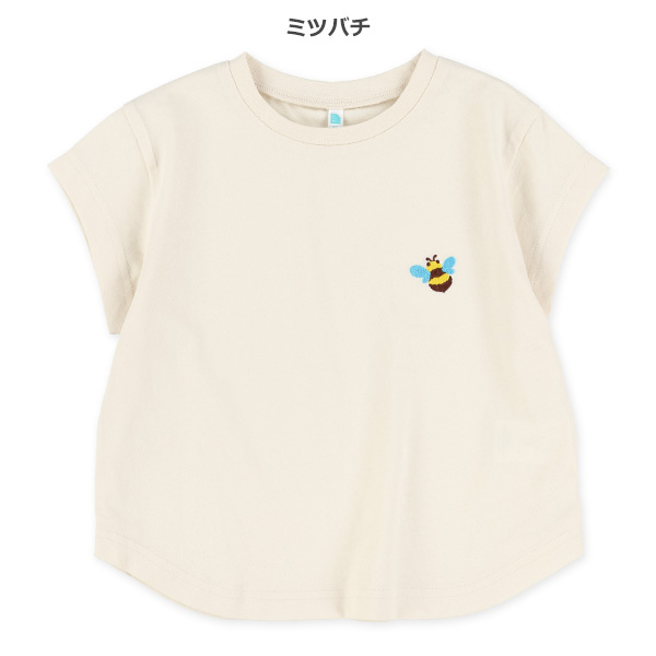 胸刺繍半袖Tシャツ