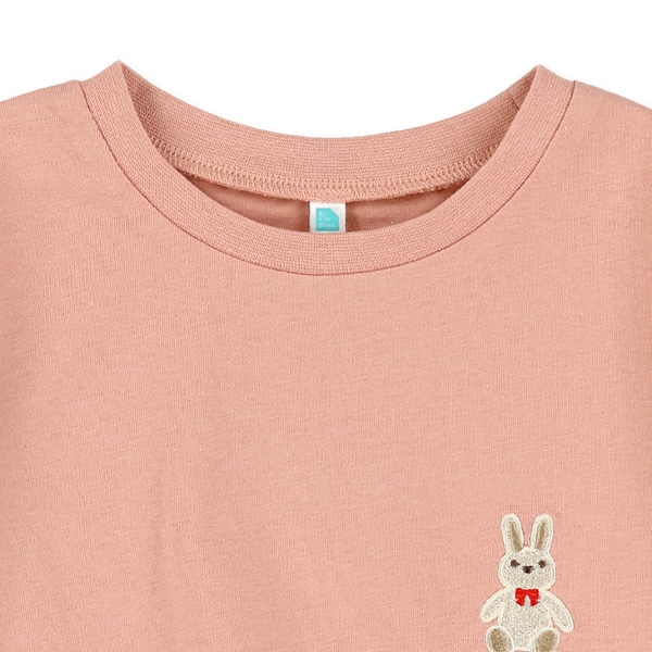 胸刺繍半袖Tシャツ