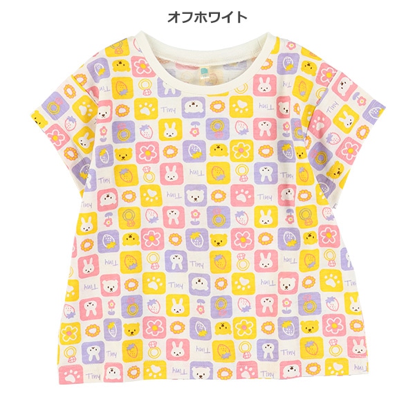カラフルアニマル半袖Tシャツ