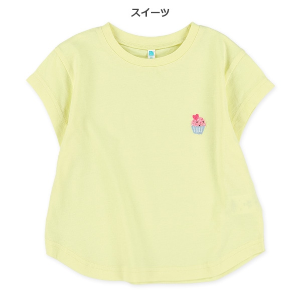 胸刺繍半袖Tシャツ