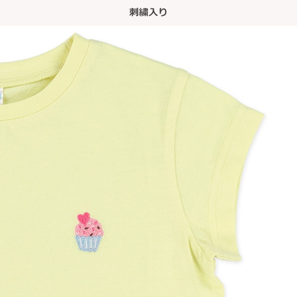 胸刺繍半袖Tシャツ