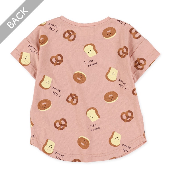 食べ物総柄半袖Tシャツ