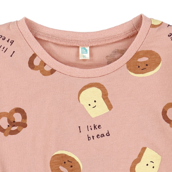 食べ物総柄半袖Tシャツ