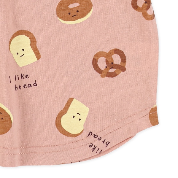 食べ物総柄半袖Tシャツ