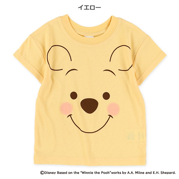 ビッグフェイス半袖Tシャツ（くまのプーさん）