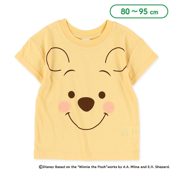 ビッグフェイス半袖Tシャツ（くまのプーさん）