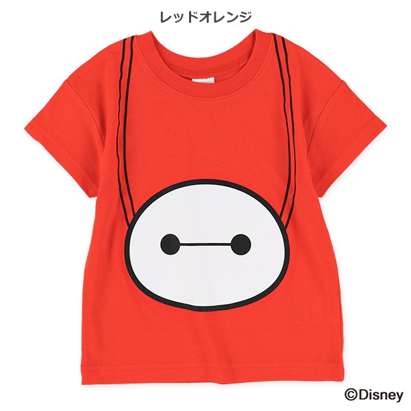 ビッグフェイス半袖Tシャツ（ベイマックス・ミニーマウス）