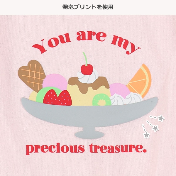 発泡・箔プリント半袖Tシャツ