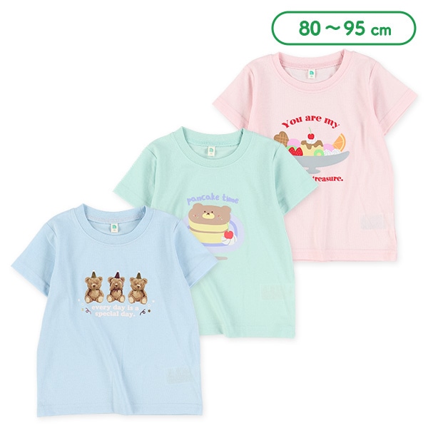 発泡・箔プリント半袖Tシャツ