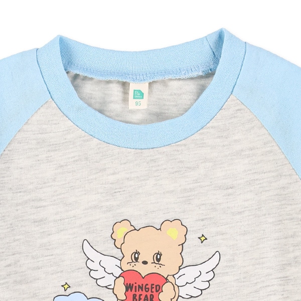 うさぎ・くまラグラン半袖Tシャツ