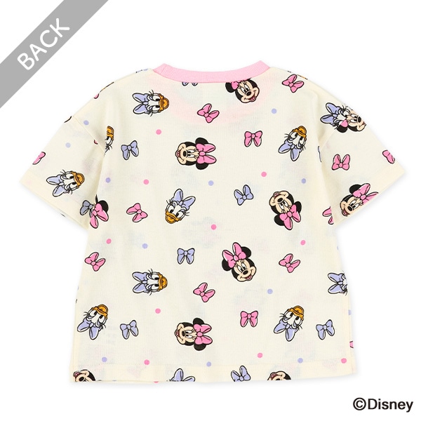 総柄半袖Tシャツ（ミニーマウス・デイジーダック）