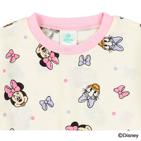総柄半袖Tシャツ（ミニーマウス・デイジーダック）