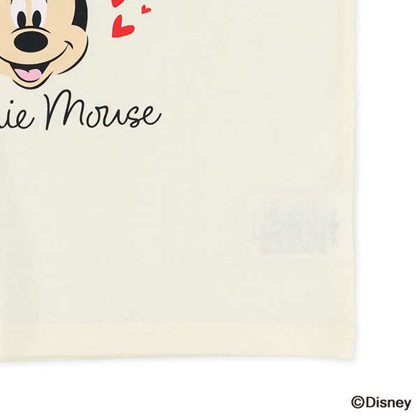 ラグラン半袖Tシャツ（ミニーマウス）