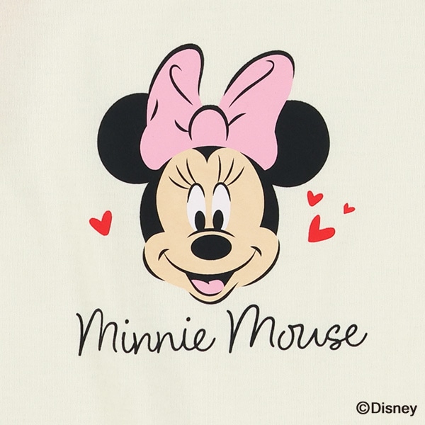 ラグラン半袖Tシャツ（ミニーマウス）