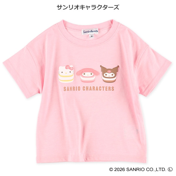 発泡プリント半袖Tシャツ（ハローキティ・サンリオキャラクターズ）