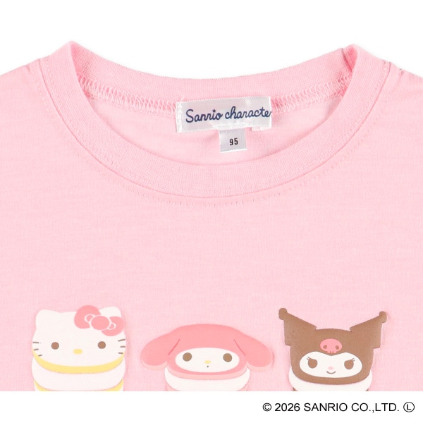 発泡プリント半袖Tシャツ（ハローキティ・サンリオキャラクターズ）