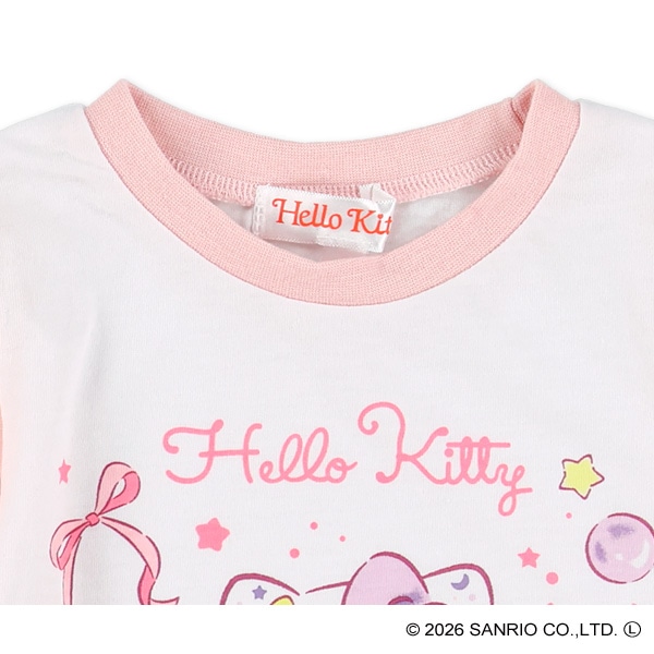 シフォンパフスリーブ半袖Tシャツ（ハローキティ）